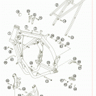 300 XC CHASSIS Frame    part number