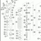450 EXC-G RACING USA CHASSIS Амортизатор в разборе