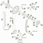 450 XC-G RACING USA ENGINE Газо-распределительный механизм