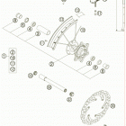 525 SX Переднее колесо