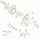 85 SX 17/14 ENGINE Сцепление