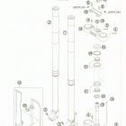 525 XC-G RACING USA CHASSIS Telescopic fork