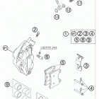 625 SMC CHASSIS USA 06 Передний тормозной суппорт