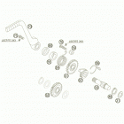 85 SX 17/14 ENGINE Кик стартер