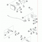 625 SXC CHASSIS 2006 Фара