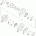 450 XC-G RACING USA ENGINE Трансмиссия 1