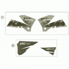 450 XC-G RACING USA CHASSIS Наклейки