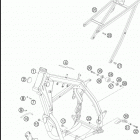 450 EXC-G RACING USA CHASSIS Frame / sub frame