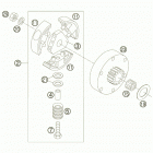 50 SX SEN Сцепление
