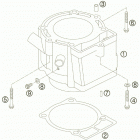 450 XC-G RACING USA ENGINE Цилиндр