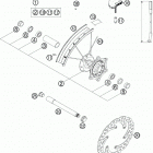 625 SXC CHASSIS 2006 Переднее колесо