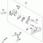 450 SMR Задний суппорт тормозной