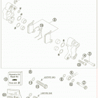 50 SX JUNIOR CHASSIS Тормозной суппорт передний
