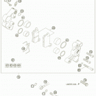 65 SX Тормозной суппорт передний