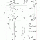 50 SX CHASSIS Front fork ref# 1 - 41