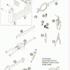 85 SX 17/14 ENGINE Специальный инструмент