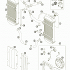 450 XC-G RACING USA ENGINE Система охлаждения