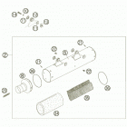 400 EXC-G RACING USA CHASSIS Глушитель