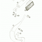 50 SX JUNIOR CHASSIS Глушитель