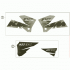 400 EXC-G RACING USA CHASSIS Наклейки