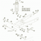 50 SX SEN Swingarm, monoshock