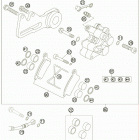 85 SX 17/14 CHASSIS Тормозной суппорт задний