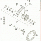300 XC CHASSIS Переднее колесо