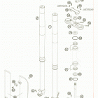 85 SX 17/14 CHASSIS Передняя вилка