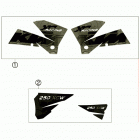 250 XC-W ZA Наклейки