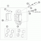 450 SMR Тормозной суппорт передний