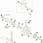 250 SX Коленвал и поршень