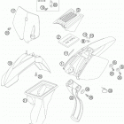 50 SX CHASSIS Обтекатель , крылья