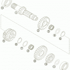 450 SMR Трансмиссия-ведомый вал