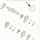 250 XC-W USA ENGINE Трансмиссия 1