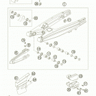 525 EXC-G RACING USA CHASSIS Бугель