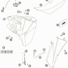 300 XC CHASSIS Cover    part number