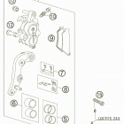 450 SX Передний тормозной суппорт