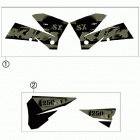 250 SX-F CHASSIS Наклейки