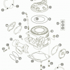 300 XC ENGINE Цилиндр