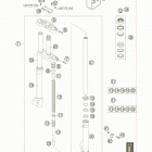 50 MINI ADVENTURE CHASSIS Передняя вилка