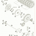 450 XC-G RACING USA ENGINE Сцепление