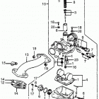 ATC90K2 Carburetor @ inlet pipe