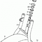 ATC90K2 Front fork @ front fender k2
