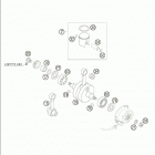 85 SX Crankshaft · piston 85 sx  /  2005