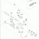 640 LC4 SUPERMOTO Hand brake cylinder 640 / 2005