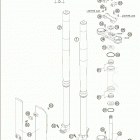 85 SX Front fork wp usd 43 85 sx  /  2005