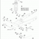 50 SX PRO JUNIOR LC Swingarm · monoshock 50 senior lc  /  2005