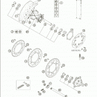 660 SMC Rear wheel 625-660 / 2005
