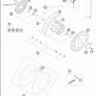 50 SX PRO JUNIOR LC Rear wheel 50 senior lc  /  2005