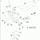 50 SENIOR ADVENTURE Tank · seat · cover 50 ac  /  2005